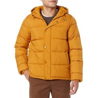 Caramel Men's Heavyweight Hooded Puffer Coat